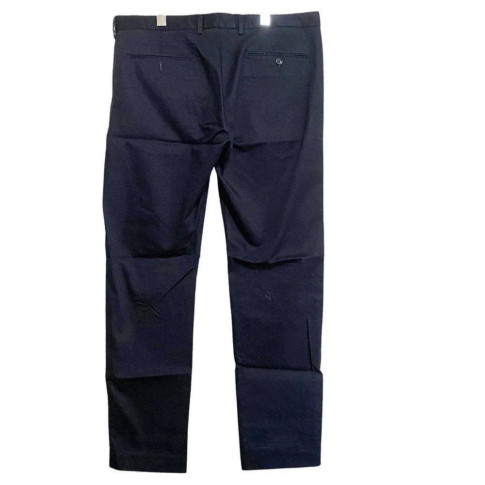 J.Crew Ludlow Slim Fit 3XDRY black Chino Pants Mens‎ 35x32 cotton blend career